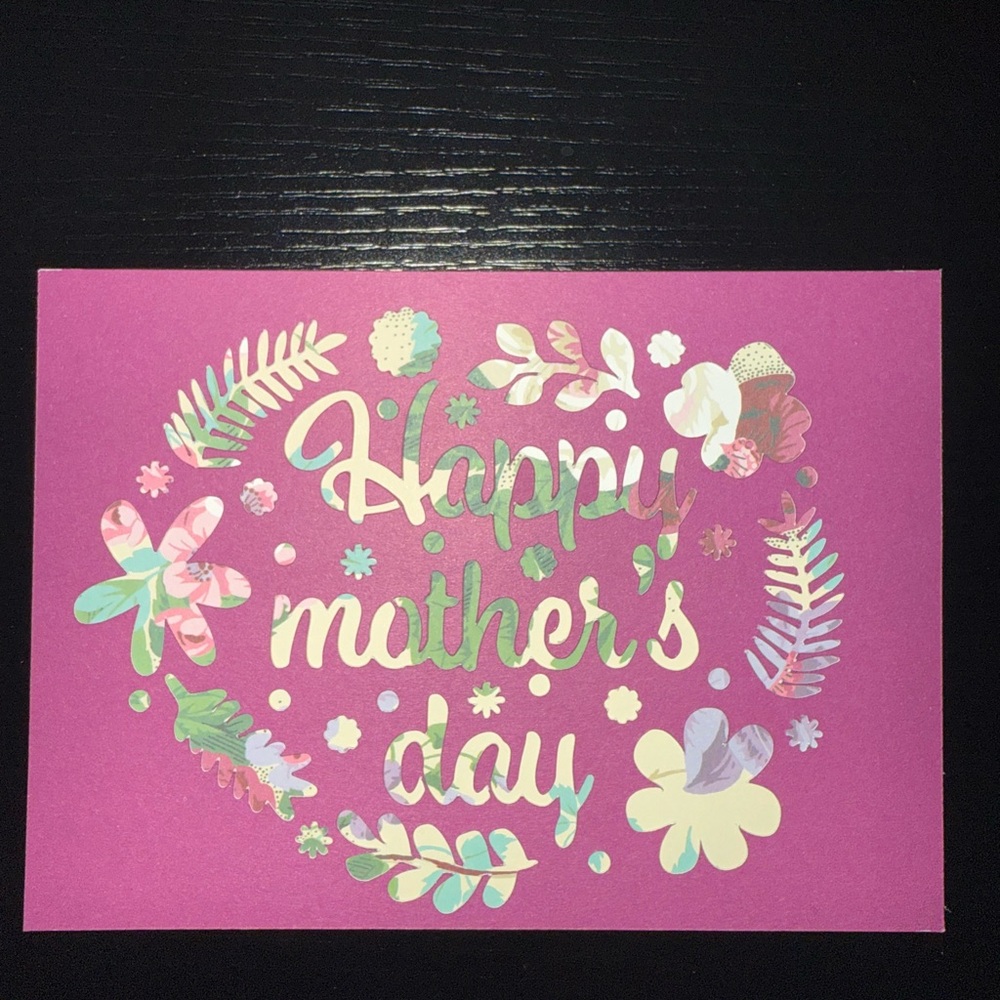 Floral Happy Mother's Day Card - Pink
